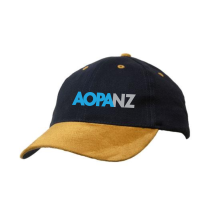 6 Panel Brushed Regular Cotton with Suede Peak Caps from Challenge Marketing NZ