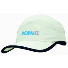 6 Panel Sports Microfibre Cap with Trim on Edge of Crown & Peak Caps from Challenge Marketing NZ