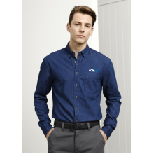 Indie Mens Long Sleeve Shirt - S017ML Apparel from Challenge Marketing NZ